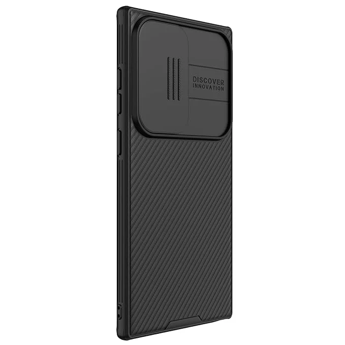 Nillkin Case for Samsung Galaxy S24 Ultra (6.8" Inch) Camshield Pro Magnetic Works with Magsafe Charger Camera Slider Double Layered Protection TPU + PC Black - Image 4