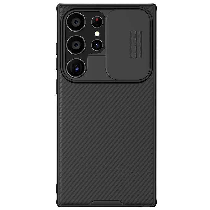 Nillkin Case for Samsung Galaxy S24 Ultra (6.8" Inch) Camshield Pro Magnetic Works with Magsafe Charger Camera Slider Double Layered Protection TPU + PC Black - Image 6
