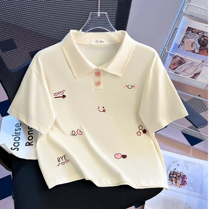 Noa Doodle Embroidery T-shirt - Image 3