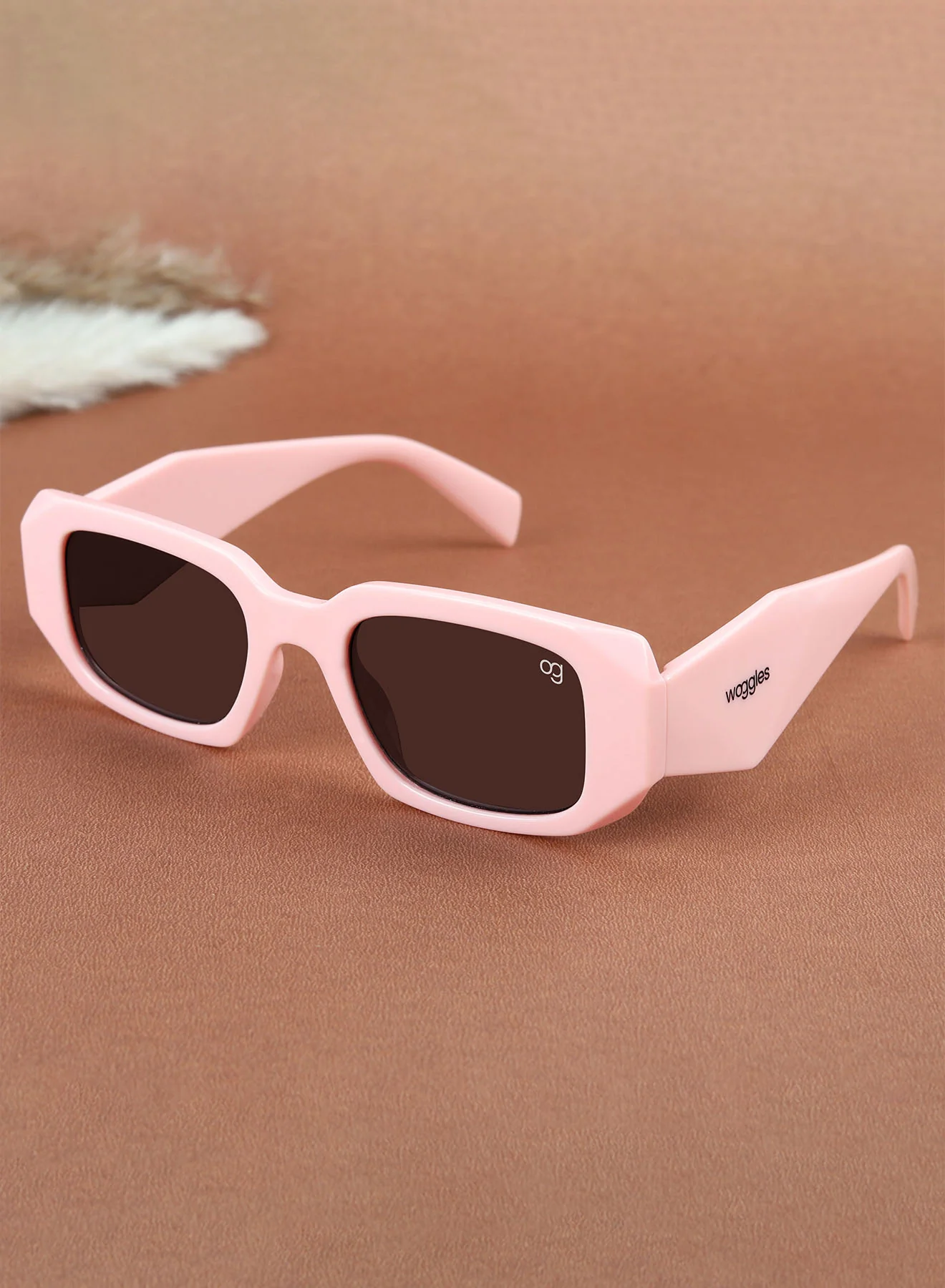 Nocturnal Green Polarized Rectangle Kids Sunglasses - Image 11
