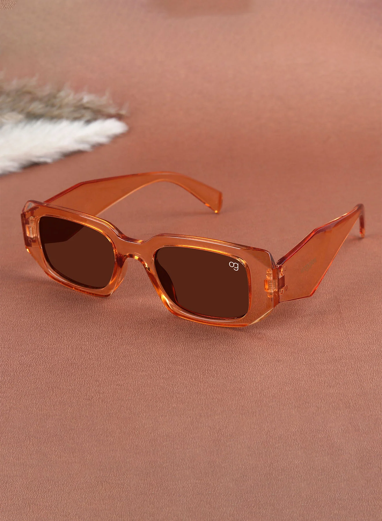 Nocturnal Green Polarized Rectangle Kids Sunglasses - Image 7