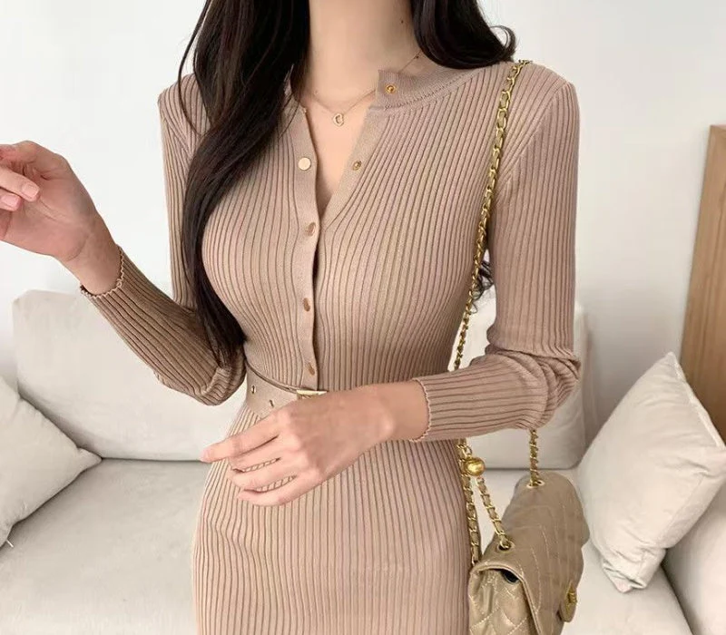 Norah Knit Midi Dress - Image 15