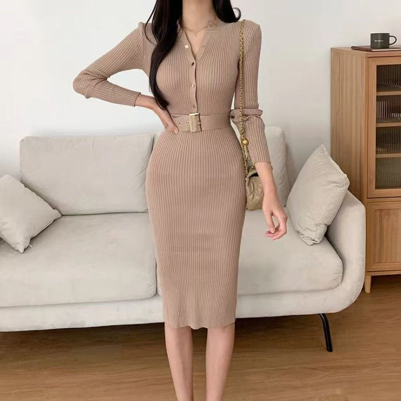 Norah Knit Midi Dress - Image 4