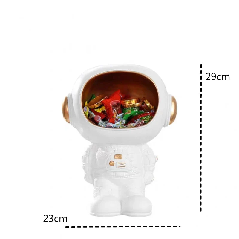Nordic Resin Creative Astronaut Storage Sculpture - Image 4
