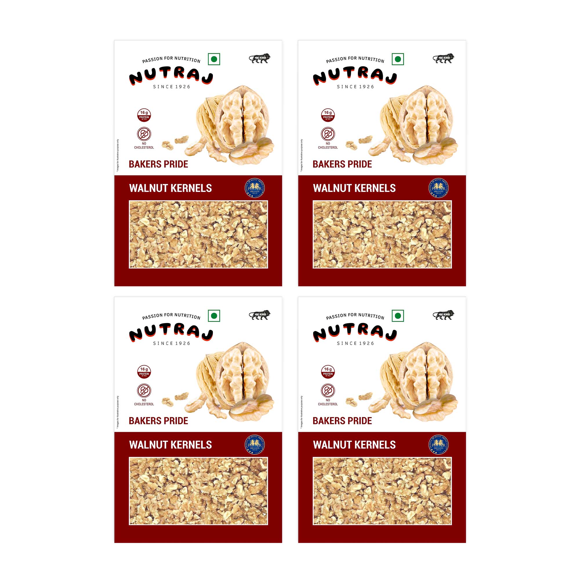 Nutraj Bakers Pride Walnut Kernels 250g | Broken Walnut (6-8 pieces ) - Image 76