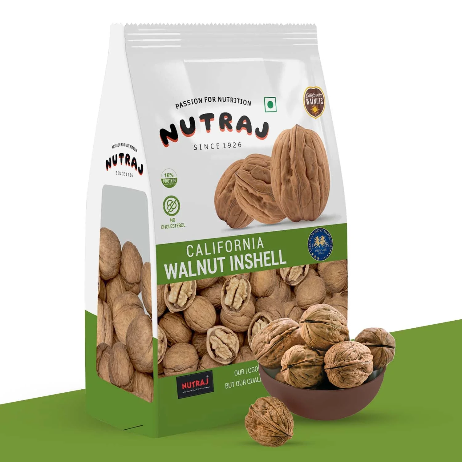 Nutraj California Walnut Inshell 500gm - Image 2