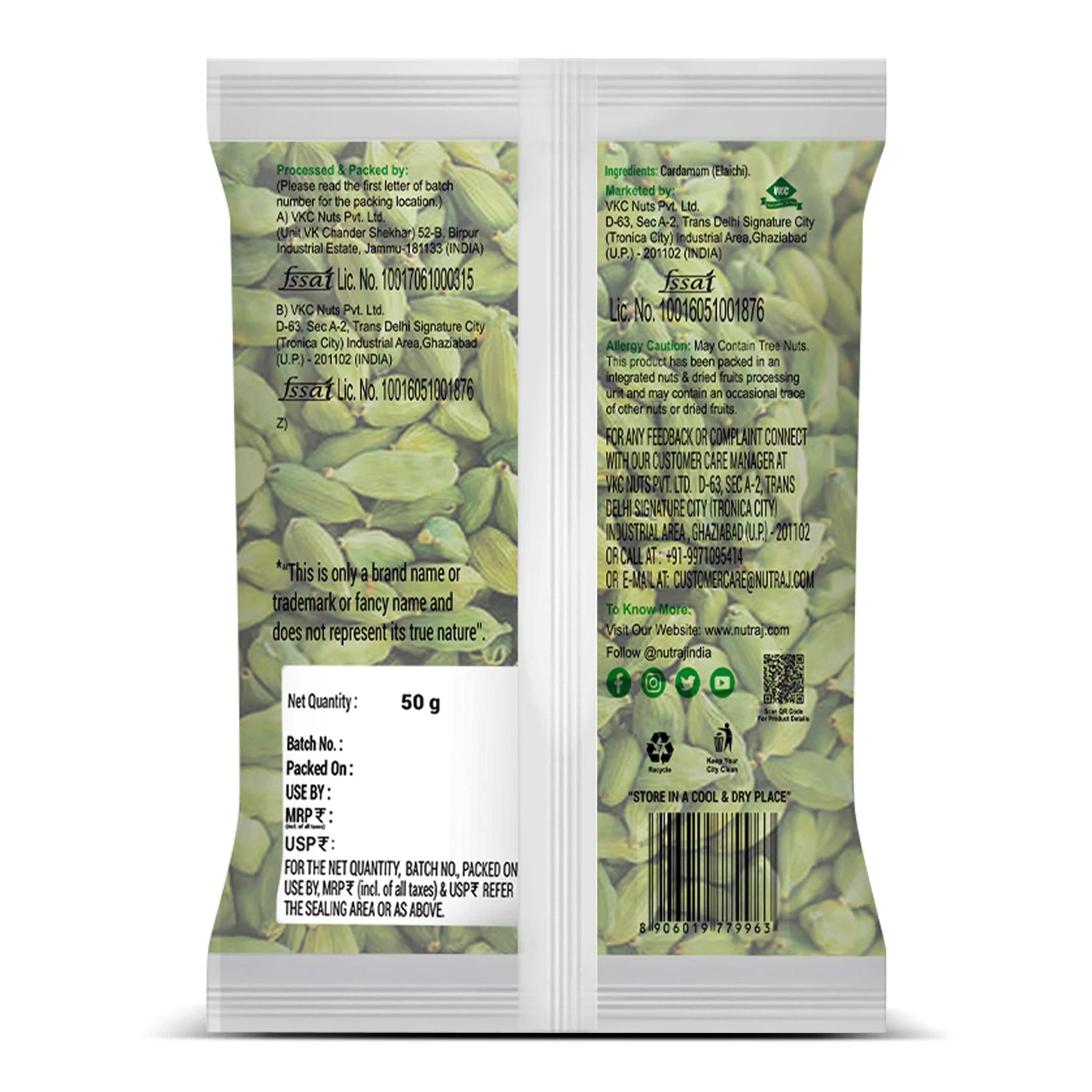 Nutraj Cardamom (Elaichi) 50gm - Image 7