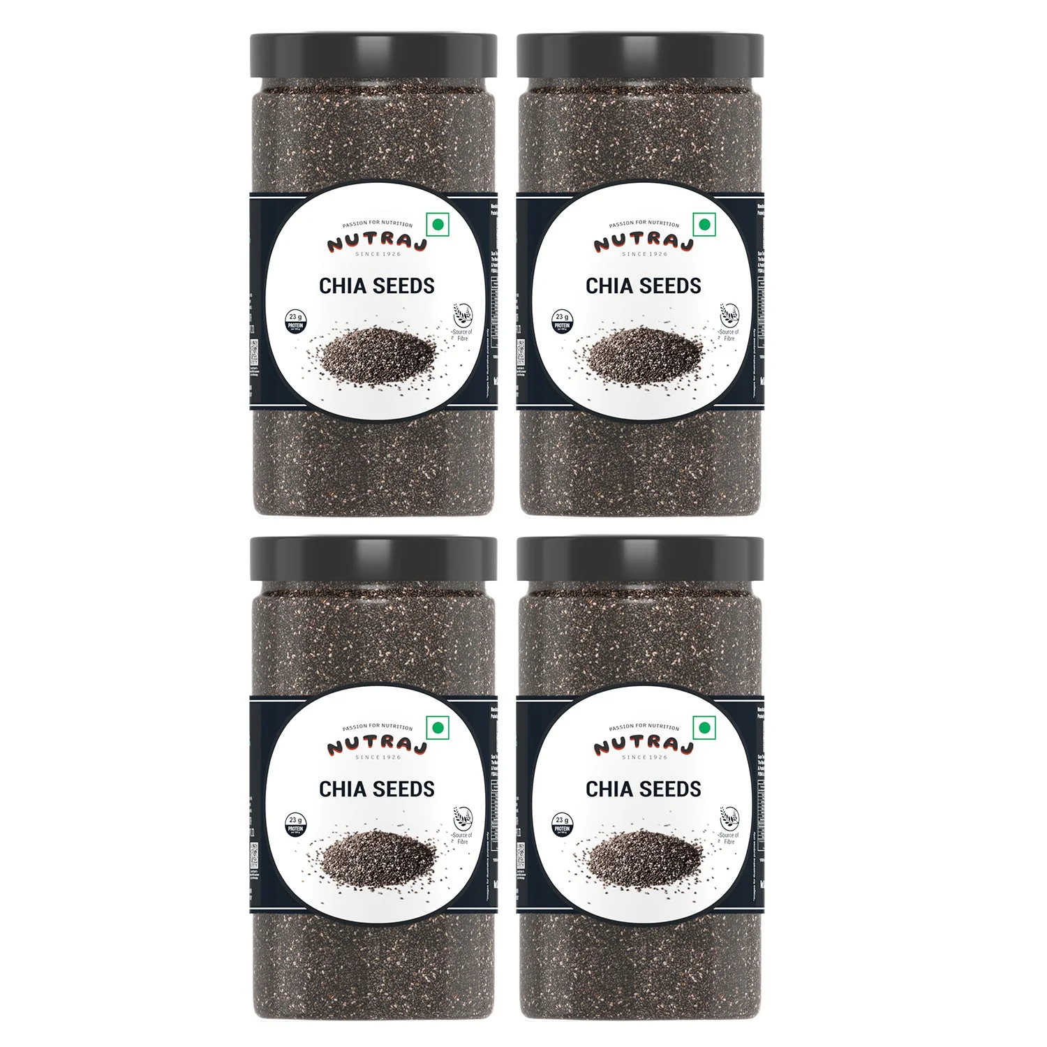 Nutraj Chia Seeds 500g jar - Image 10