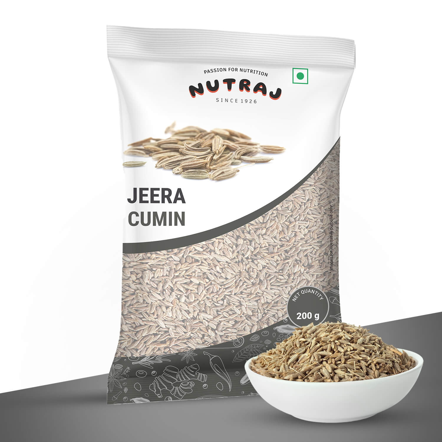 Nutraj Cumin Seeds (Jeera) 200gm - Image 2