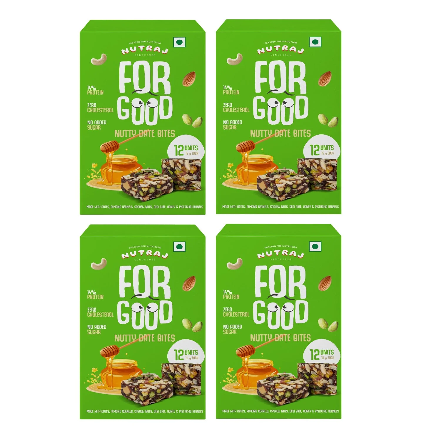 Nutraj For Good Nutty Date Bites 180g (15g x 12 Pieces) - Image 15