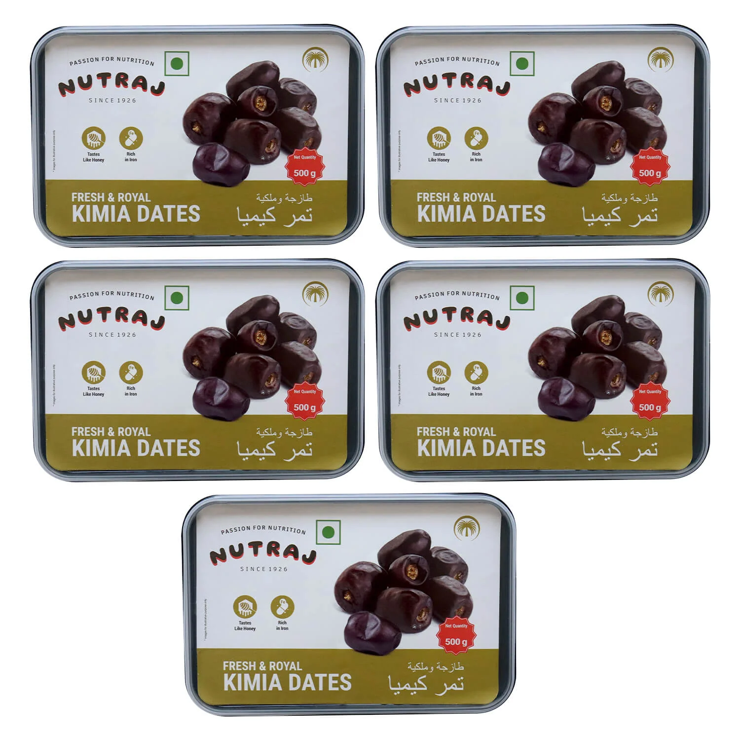 Nutraj Kimia Dates 500gm (Khajur/Khajoor) - Image 237