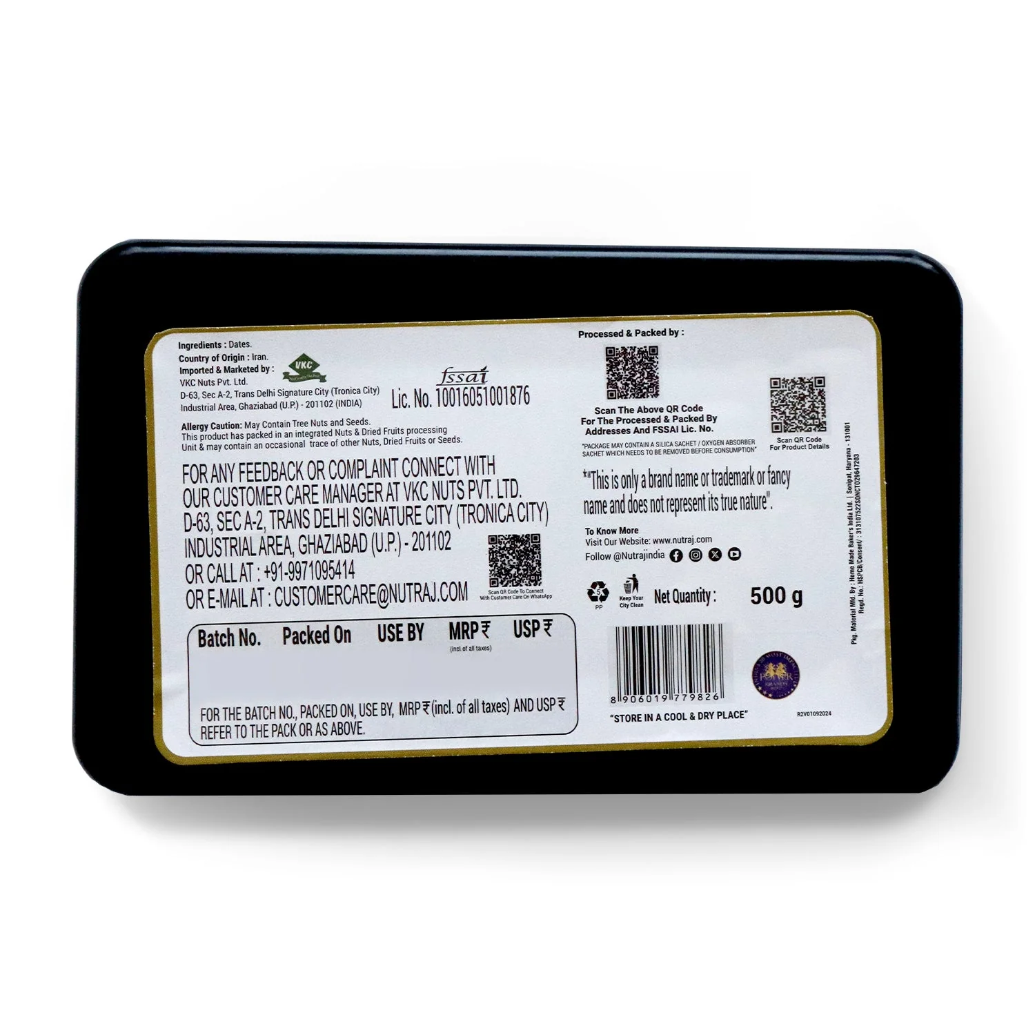 Nutraj Kimia Dates 500gm (Khajur/Khajoor) - Image 3