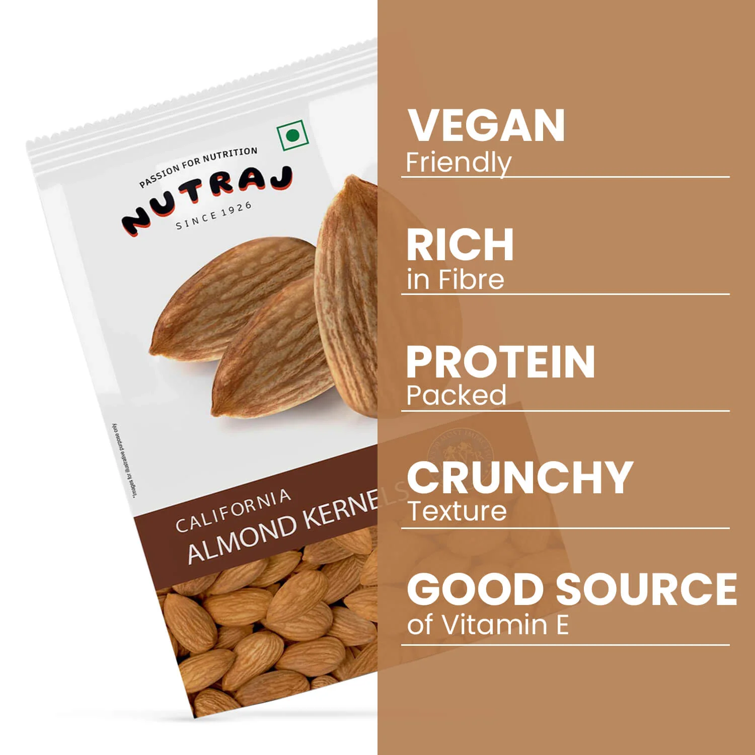Nutraj Premium California Almonds Badam 1kg - Image 4