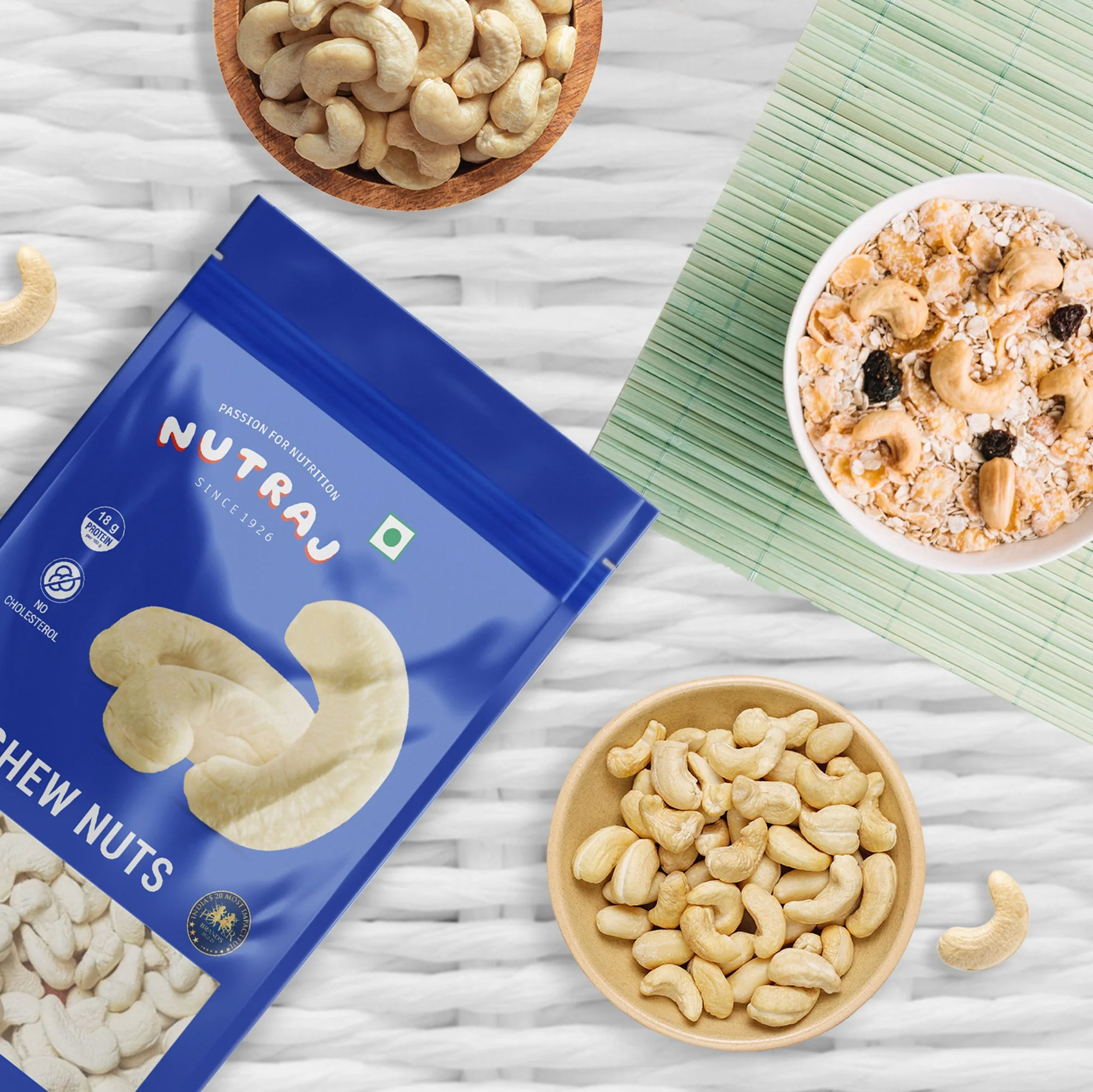 Nutraj Premium Cashew Nuts 1KG (W320) - Image 7