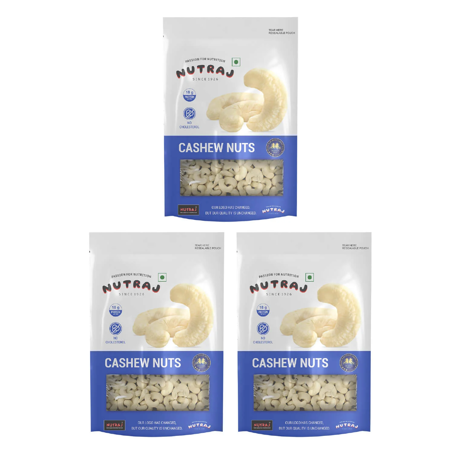 Nutraj Premium Cashew Nuts 200gm (W320) - Image 189
