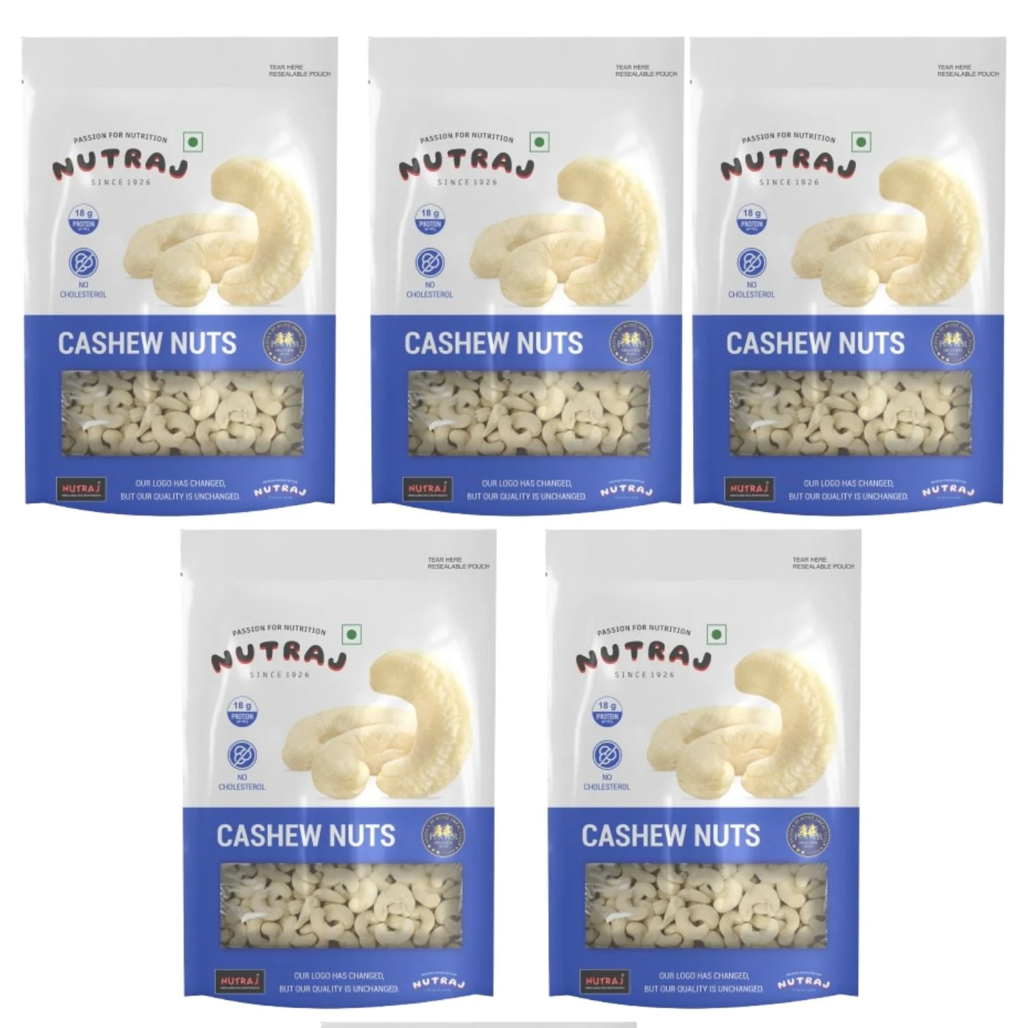 Nutraj Premium Cashew Nuts 200gm (W320) - Image 96