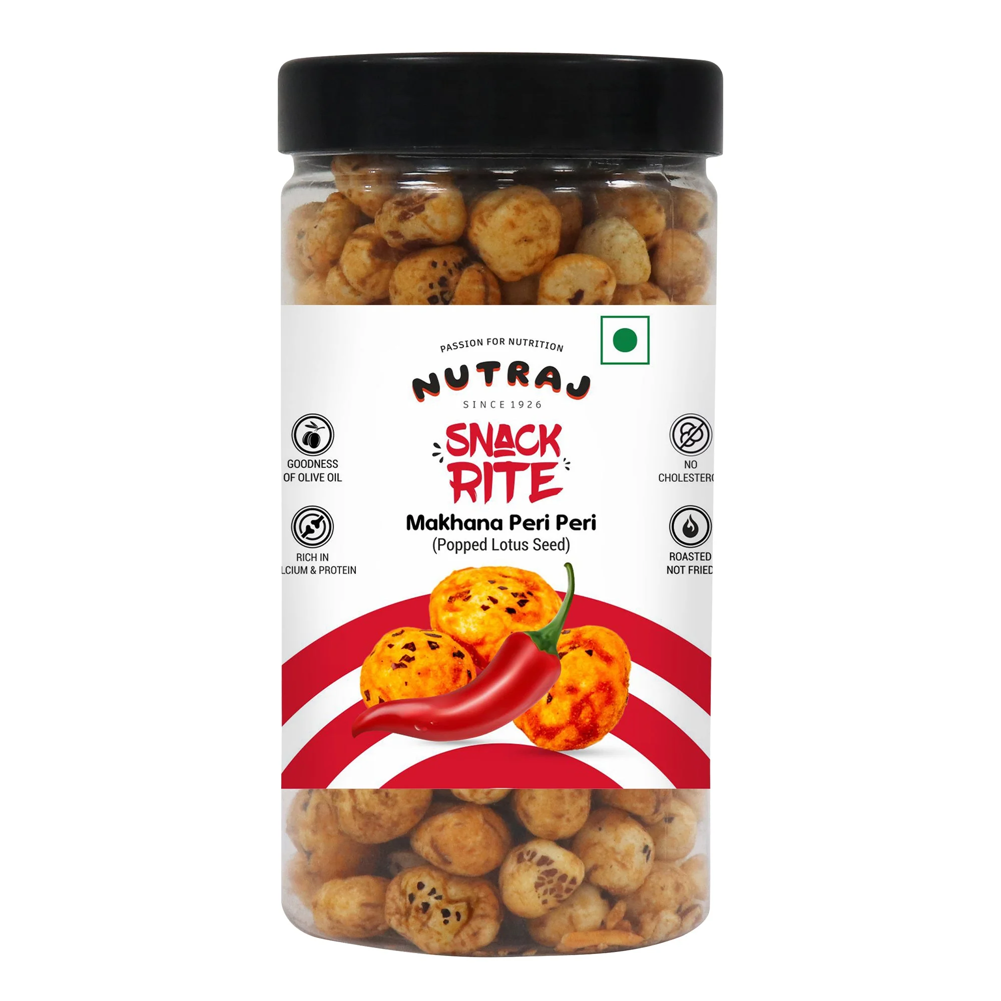 Nutraj Snackrite Makhana Peri Peri 70g - Image 2