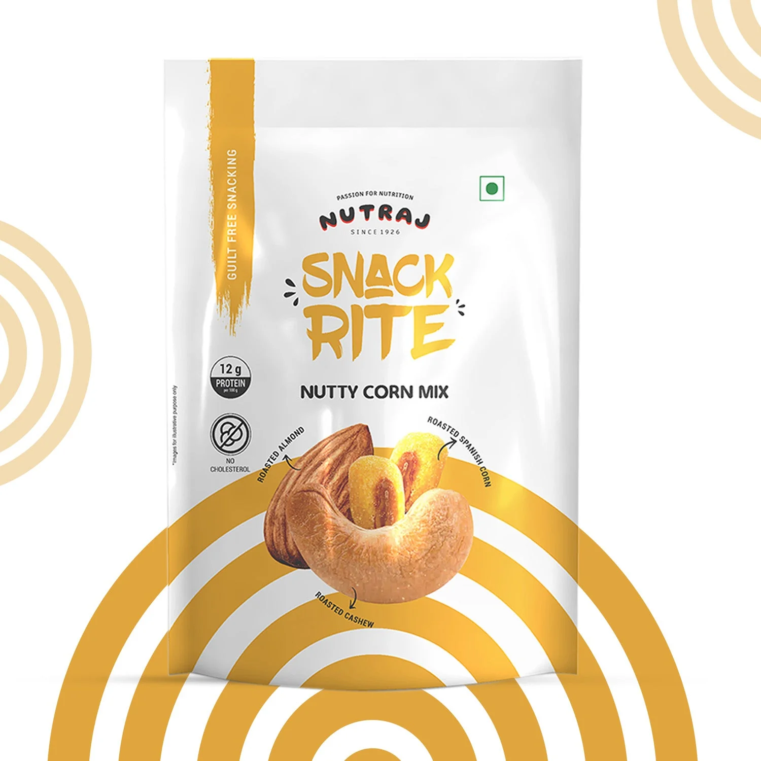 Nutraj Snackrite Nutty Corn Mix 150gm - Image 2