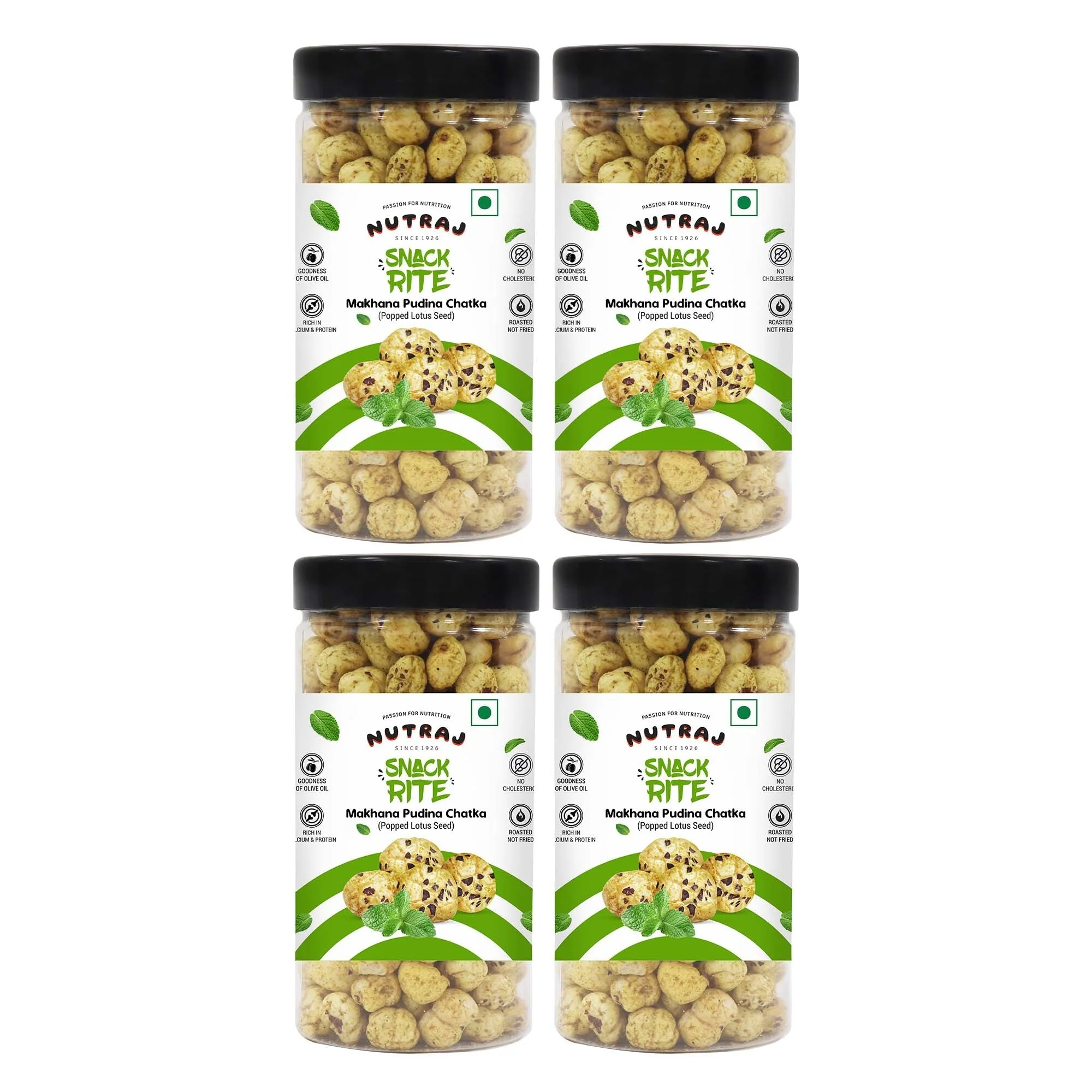Nutraj Snackrite Roasted Makhana Pudina Chatka 70g - Image 101