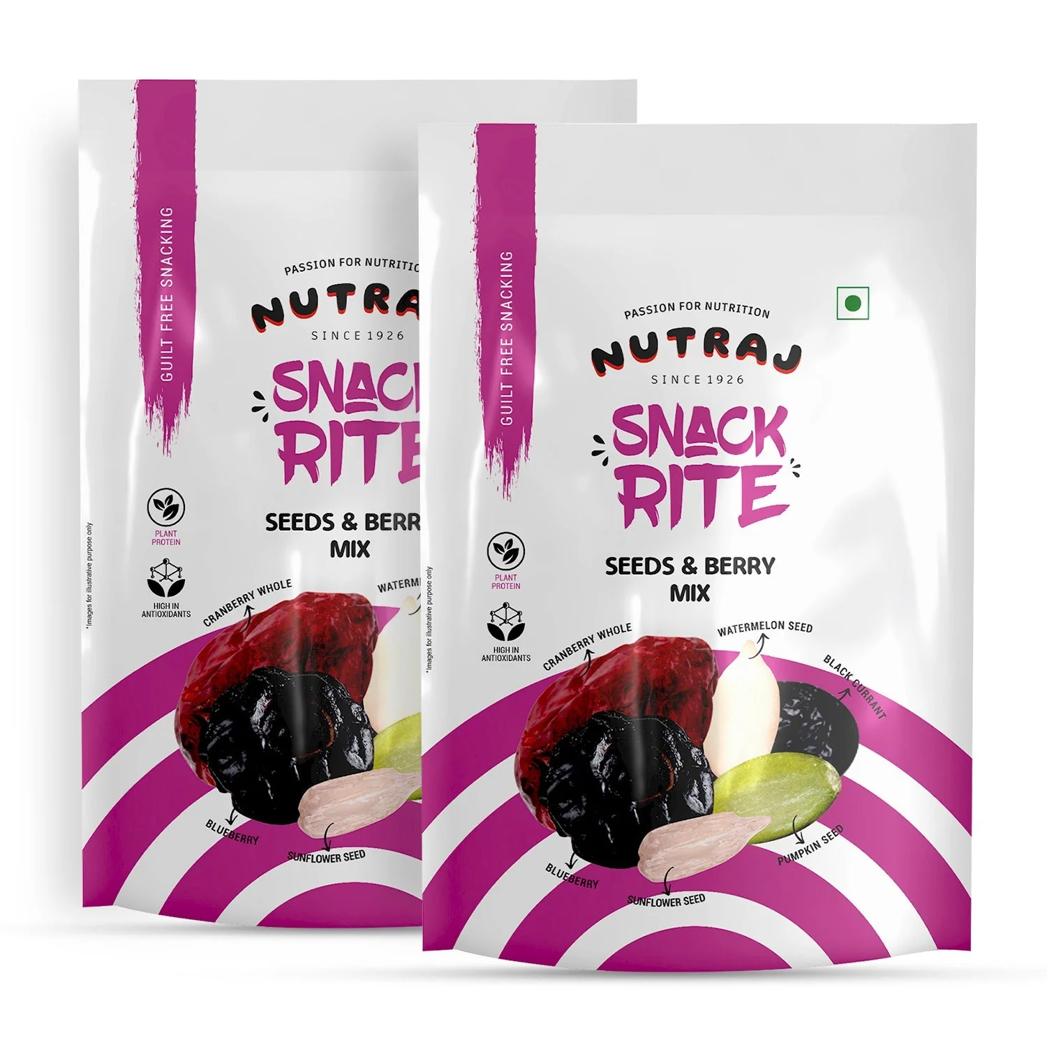 Nutraj Snackrite Seeds & Berry Mix 150gm - Image 17