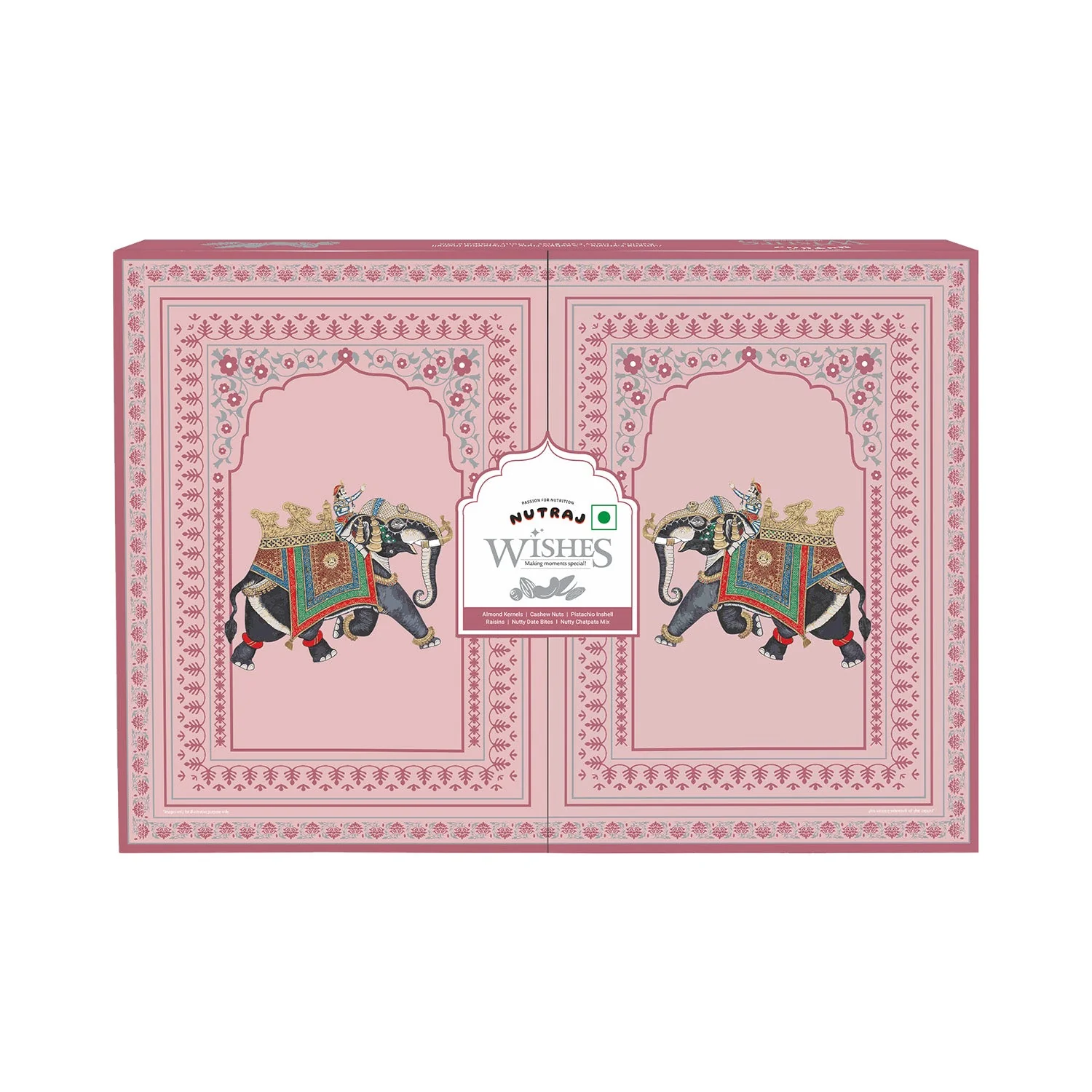 Nutraj Wishes Double Delight 1 Kg Diwali Gift Box | GB-88 - Image 2