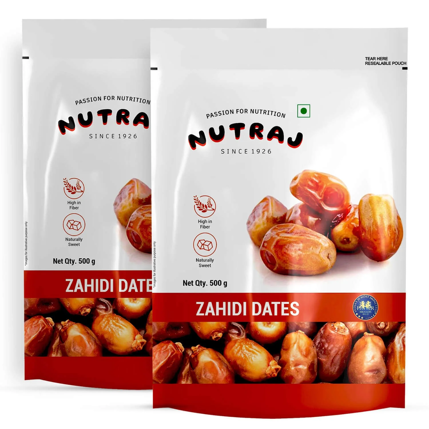 Nutraj Zahidi Dates 500gm (Khajur/Khajoor) - Image 2