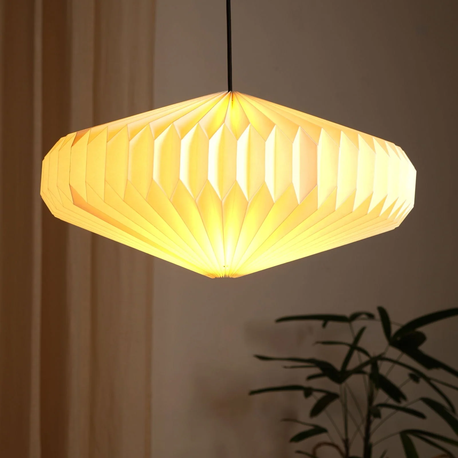 Oblong 2 - Paper Pendant Lamp - Image 9