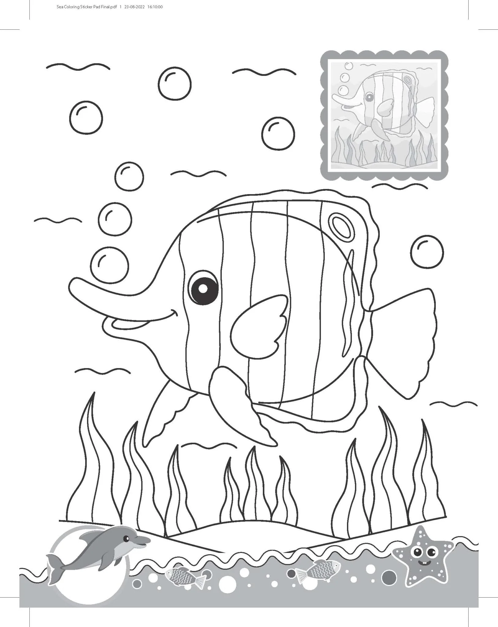 Ocean- It's Colour time with Stickers - Image 5