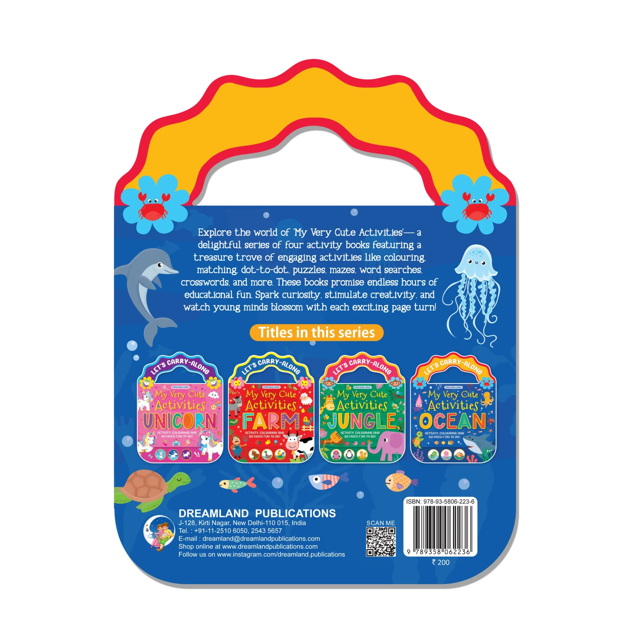 Ocean- Let's Carry-Along Activity, Colouring Book for Kids Age 3 -8 years (My Very Cute Activities Series) - Image 6