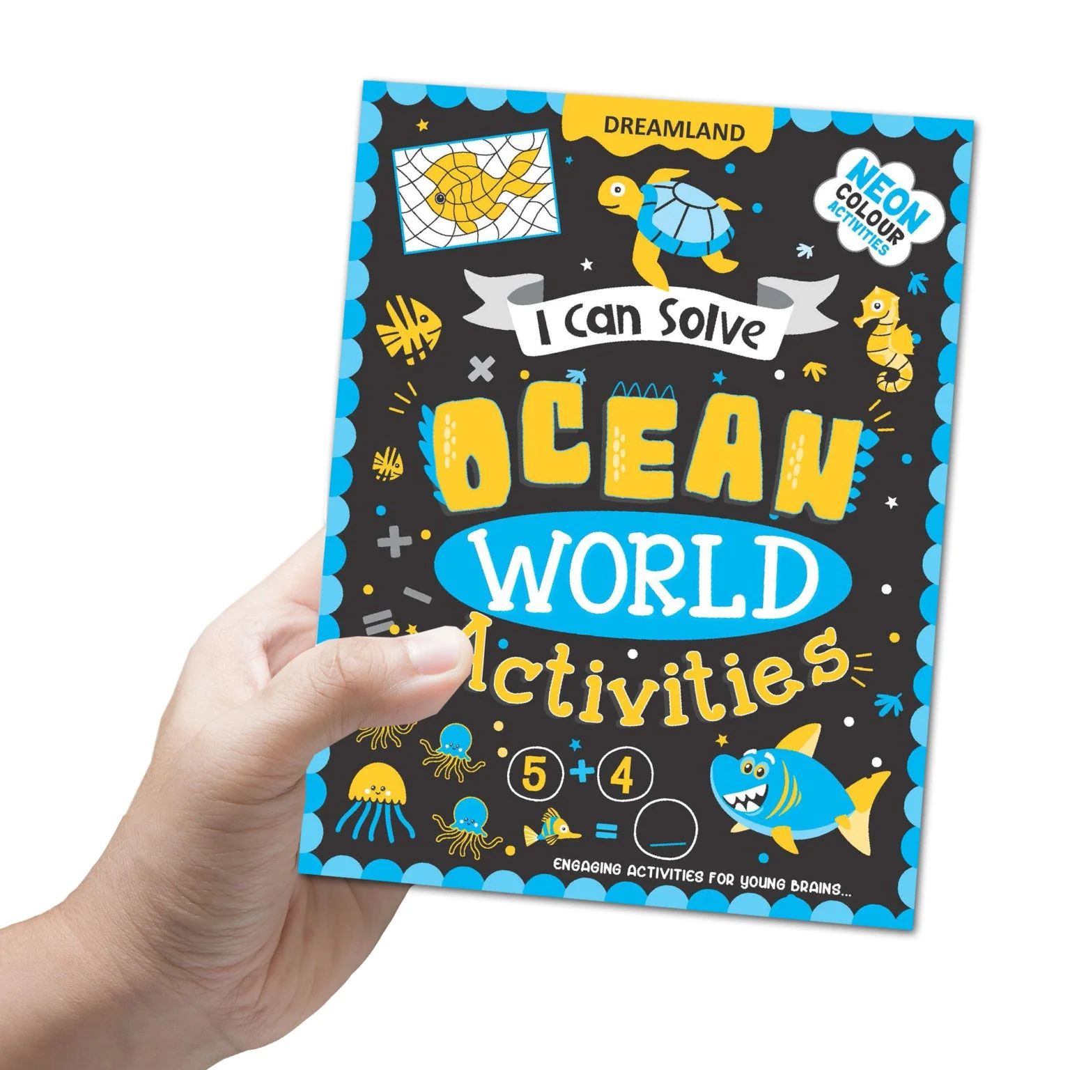 Ocean World Activities – I Can Solve Activity Book for Kids Age 4- 8 Years | With Colouring Pages, Mazes, Dot-to-Dots - Image 2