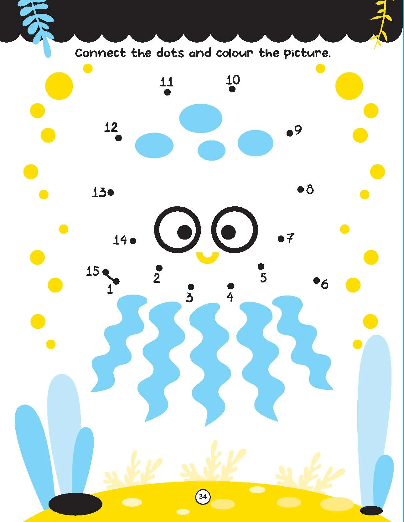Ocean World Activities – I Can Solve Activity Book for Kids Age 4- 8 Years | With Colouring Pages, Mazes, Dot-to-Dots - Image 9