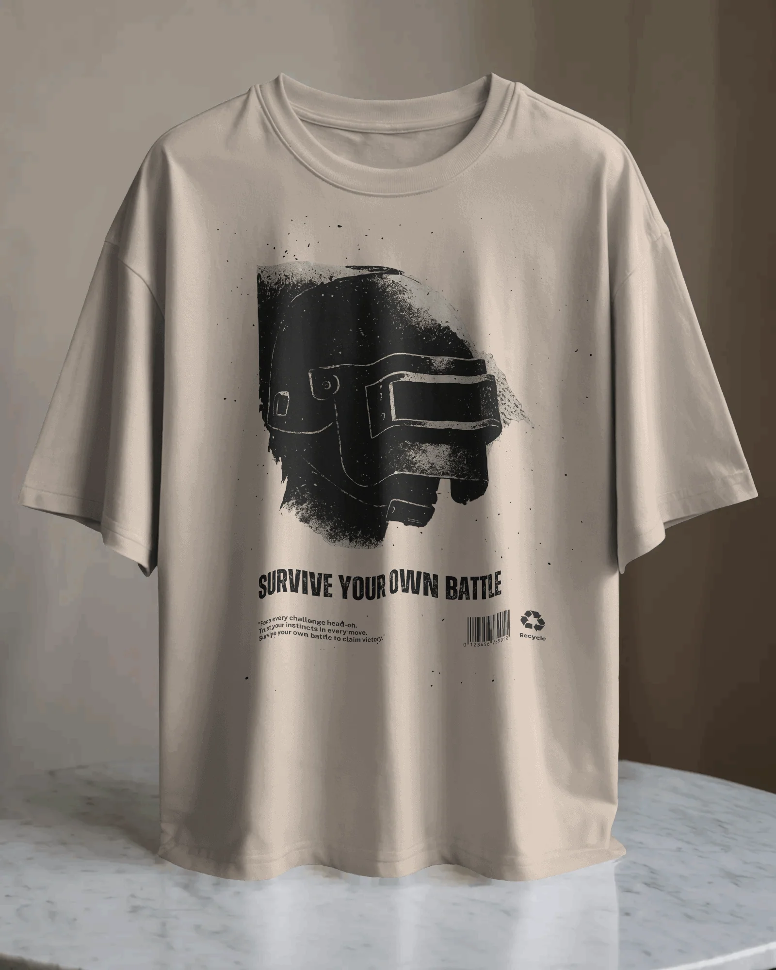 Off White Graphic printed Oversized Tshirt - Image 4