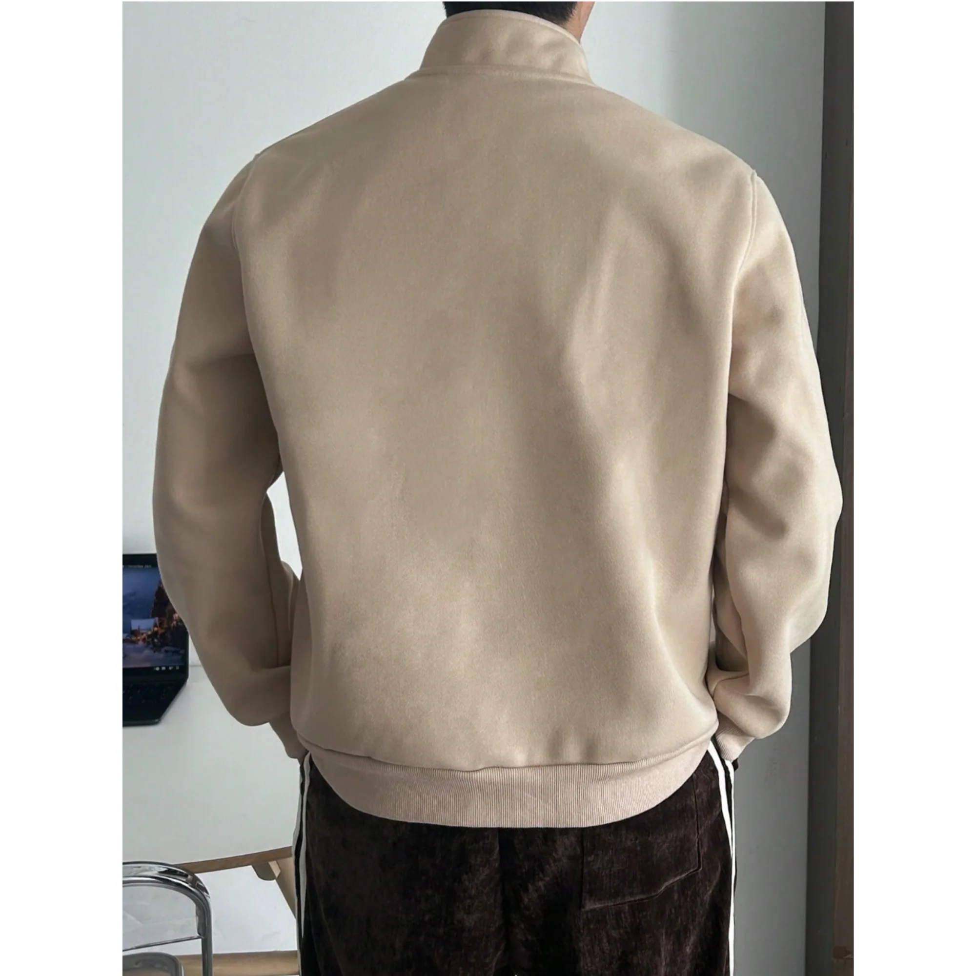 Old Money Stand Up Collar Sweatshirt Zip-Up | Timeless Essential - Image 14