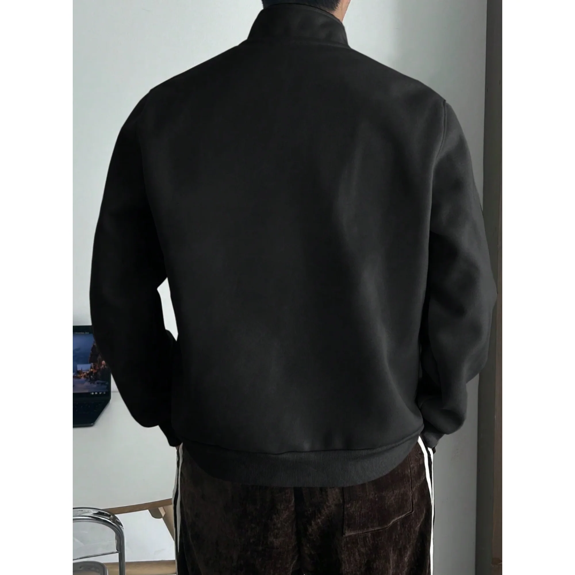 Old Money Stand Up Collar Sweatshirt Zip-Up | Timeless Essential - Image 6