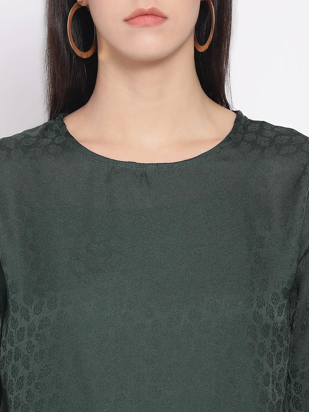 Olive Plush Women’S Top - Image 4
