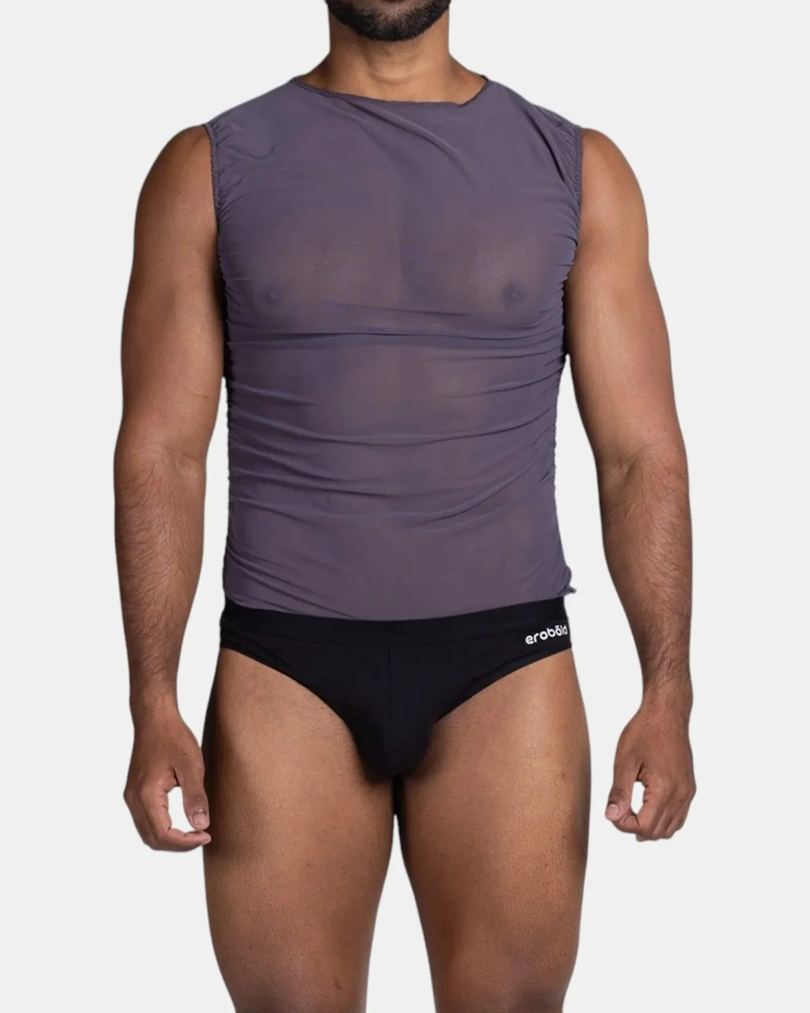 Olokun Wrinkled Tank /Ash Grey - Image 14