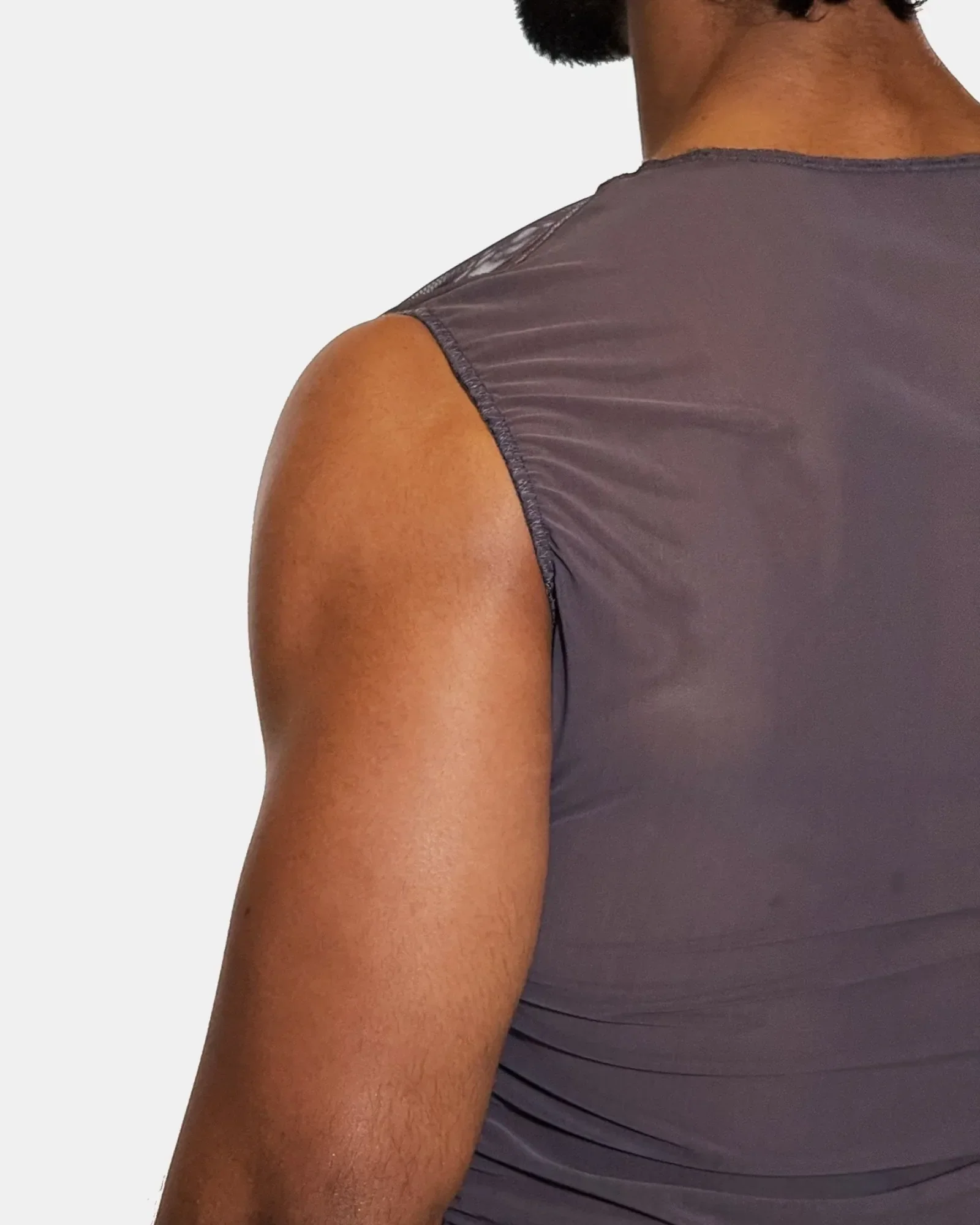 Olokun Wrinkled Tank /Ash Grey - Image 2
