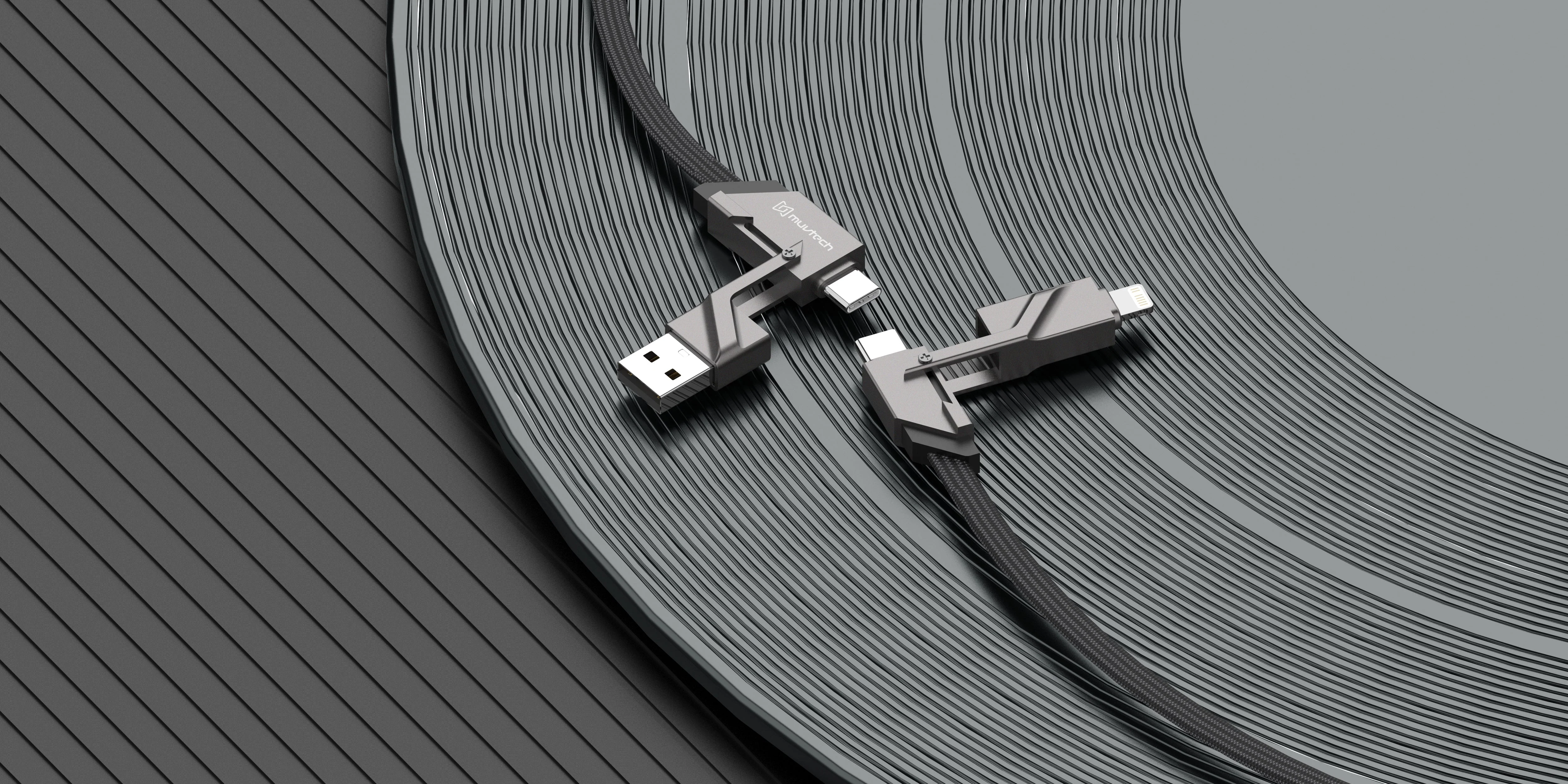 Omni 100W 4-in-1 Type-C PD Fast Charging Cable | Durable, Efficient, and Multi-Device Compatible - Image 3