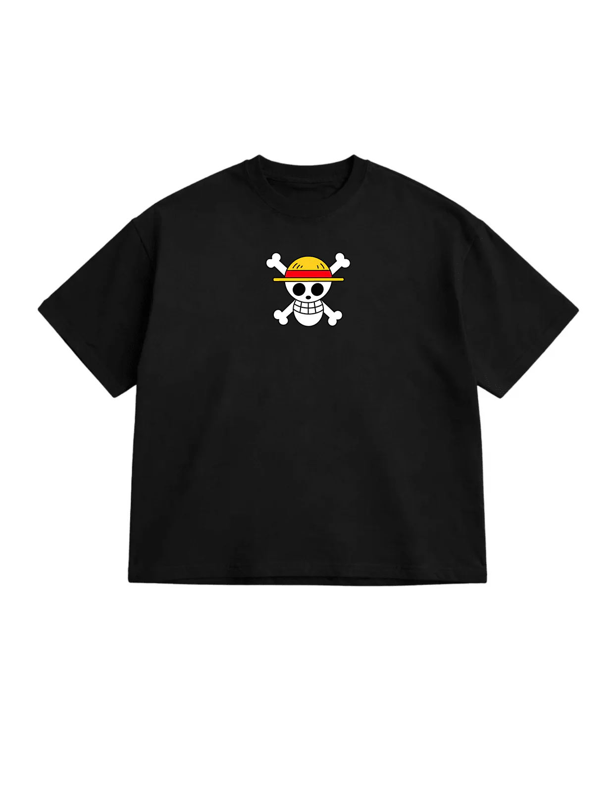 One Piece Black Oversize T-Shirt - Image 2