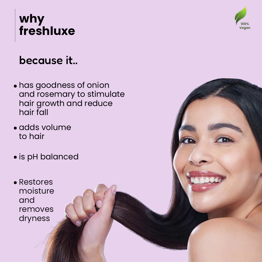 Onion & Rosemary Growth Boost Shampoo for Strong, Shiny Hair | 200 ml - Image 8