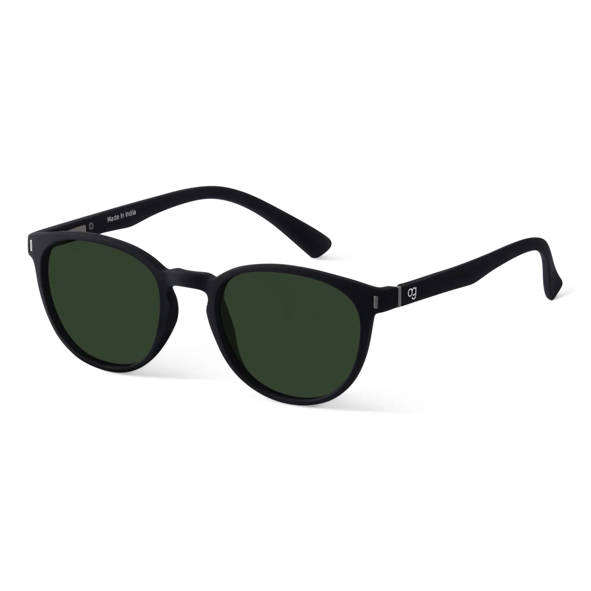 Onyx Obsession Polarized Round Sunglasses - Image 6