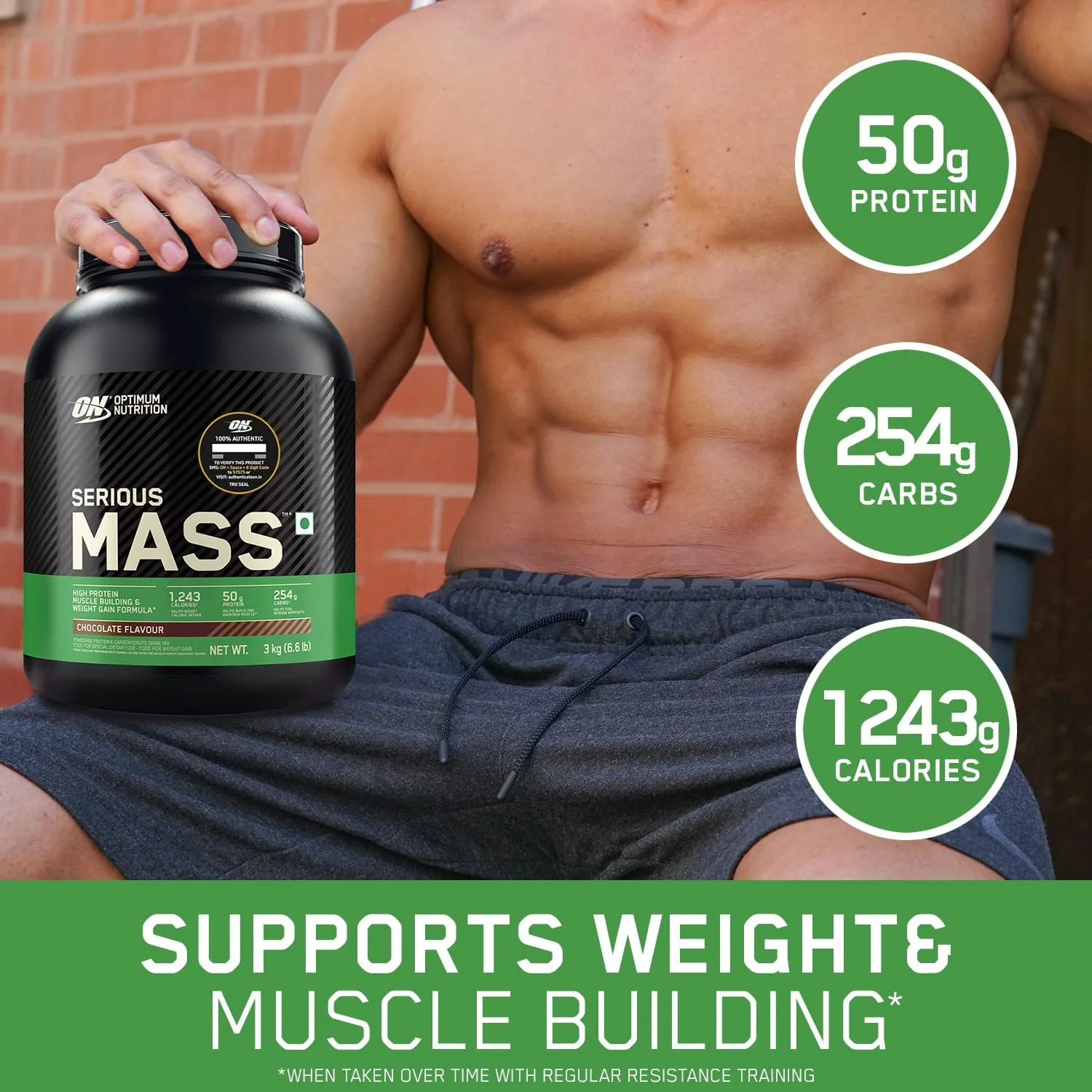 OPTIMUM NUTRITION (ON) Serious Mass 3Kg - Image 5