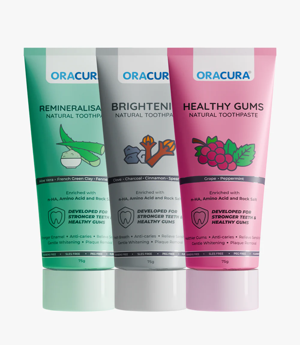 ORACURA Natural Toothpaste (Pack of 3) - Image 14