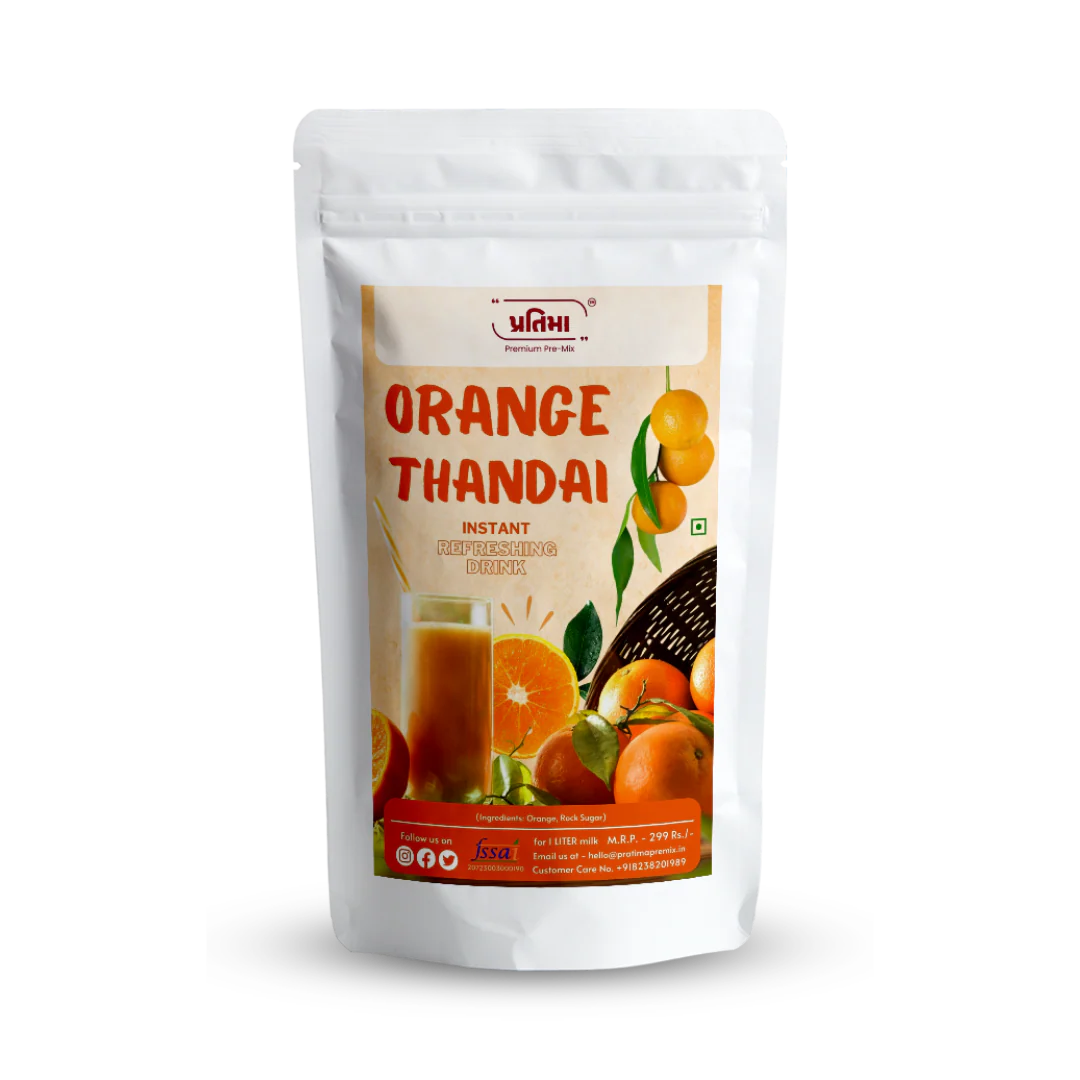 Orange Thandai – Tangy Citrus Drink Mix (150gm)