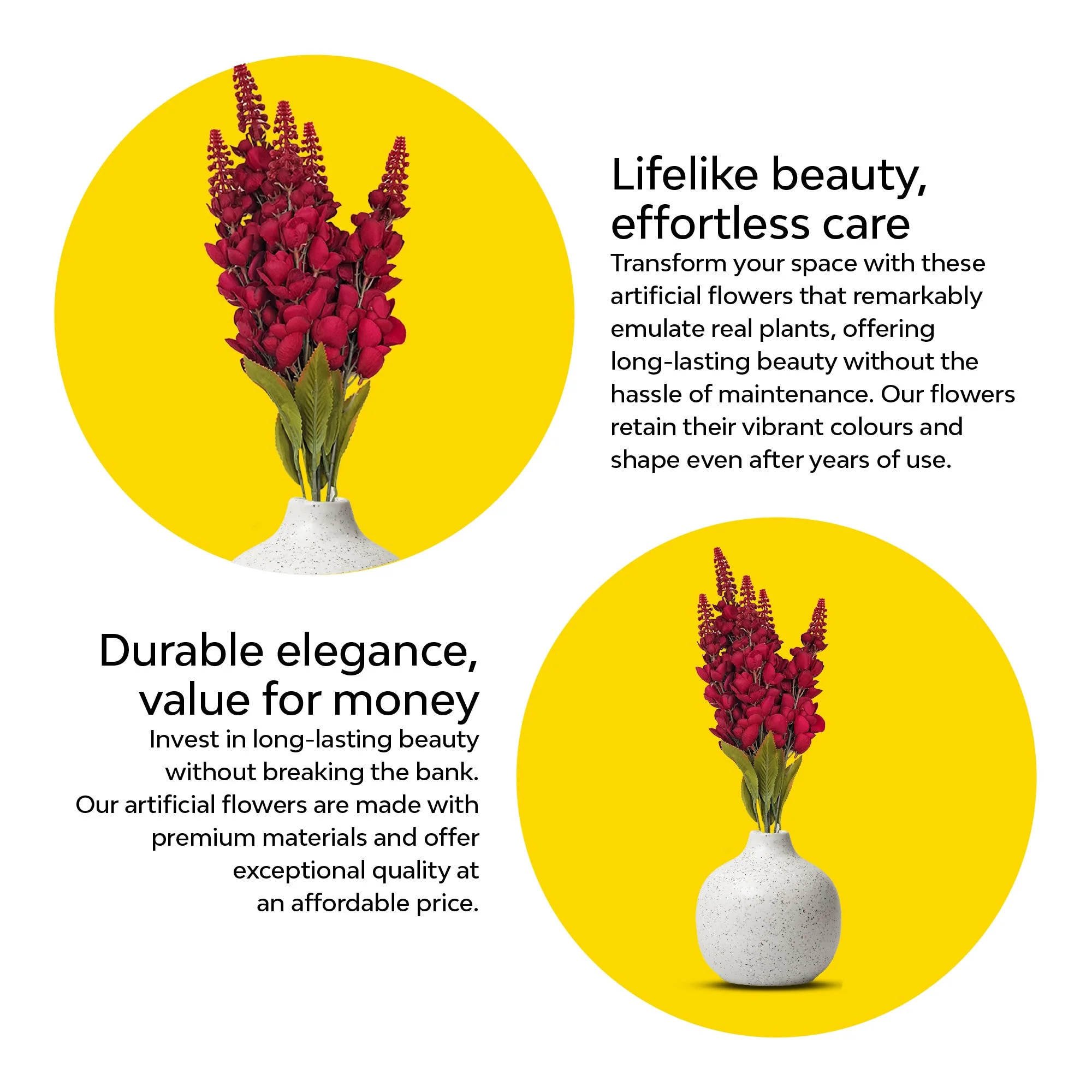 Orchid Bloom Artificial Flowers - Image 6