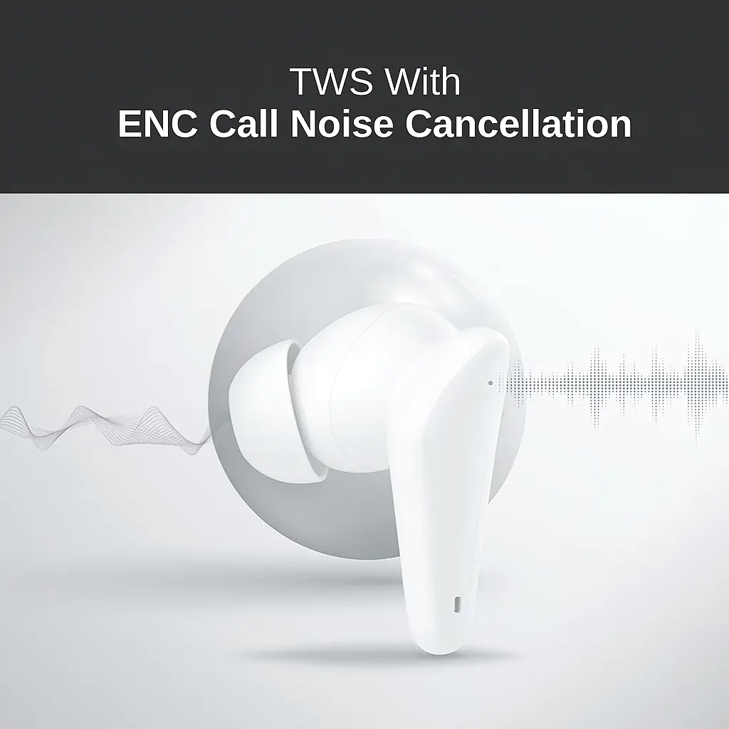 TecSox Pulse Bluetooth Earbuds (20 Hour Battery Life) - Image 4