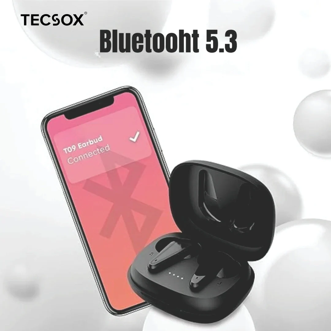 TecSox Pulse Bluetooth Earbuds (20 Hour Battery Life) - Image 9