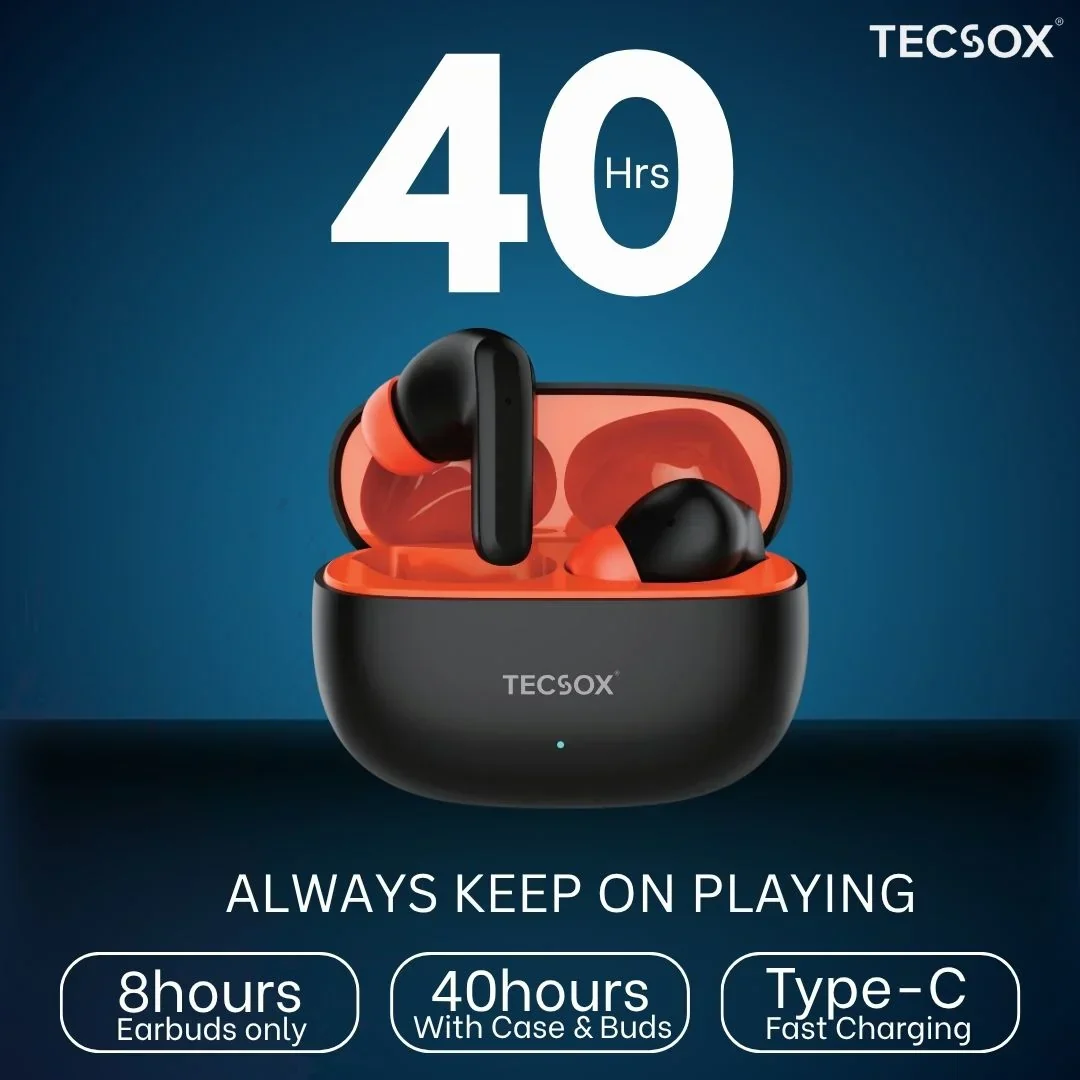 Order TecSox Wave Bluetooth Earbuds | Deep Bass - Image 16