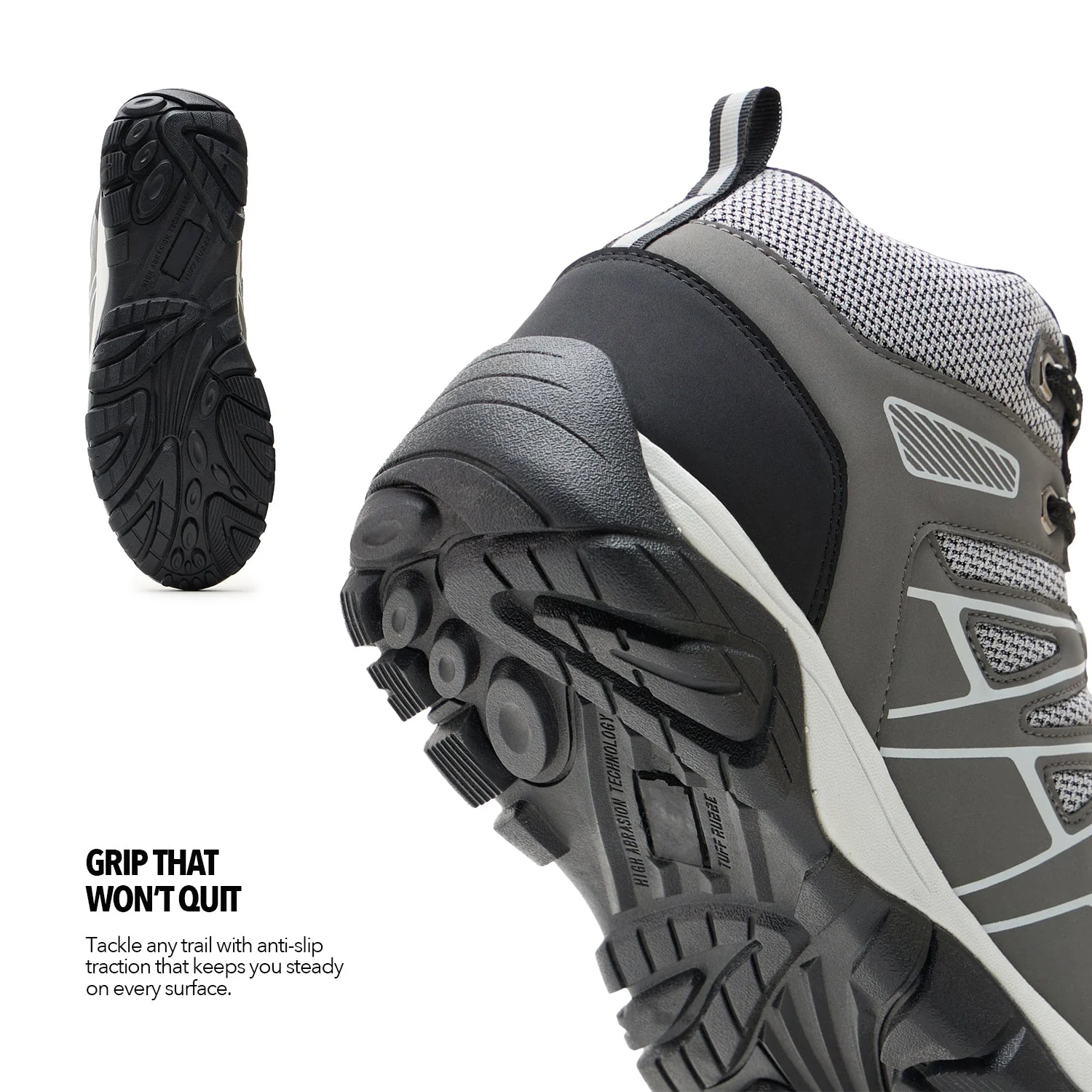 Outlander Pro Mens Trekking Shoes - Grey - Image 6