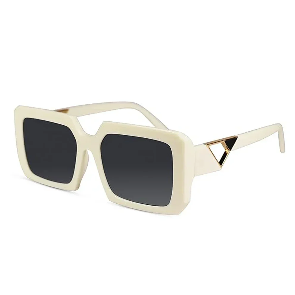 Oversize Crystal Square Sunglasses For Women - Image 5